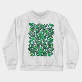 Tropical plants pattern Crewneck Sweatshirt